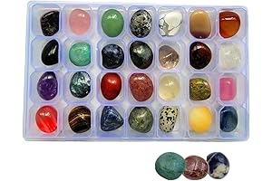 Kids & Adult Tumbled Rock and Mineral Collection