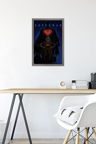 Miniatura 99 de Trends International DC Comics: Dark Artistic - Póster de pared de Superman, 34 pulgadas de largo x 22.4 W, versión premium sin marco