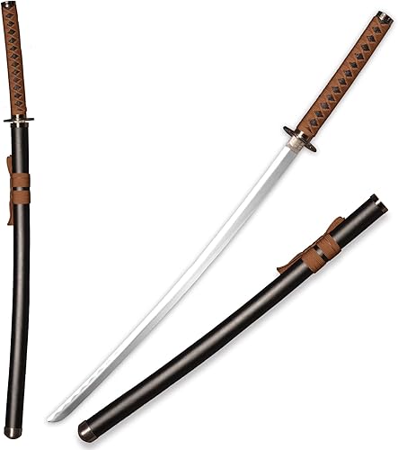 ACTASITEMS Katana Himura Kenshin de 40 pulgadas de metal para cosplay anime Rurouni Kenshin - Marrón disponible en Yaxa Peru