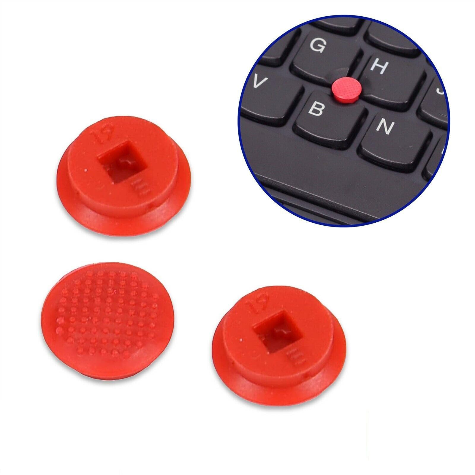 Red Cap Rubber Keyboard Pointer Trackpoint for Lenovo Thinkpad Laptop 2 * 2mm (3)