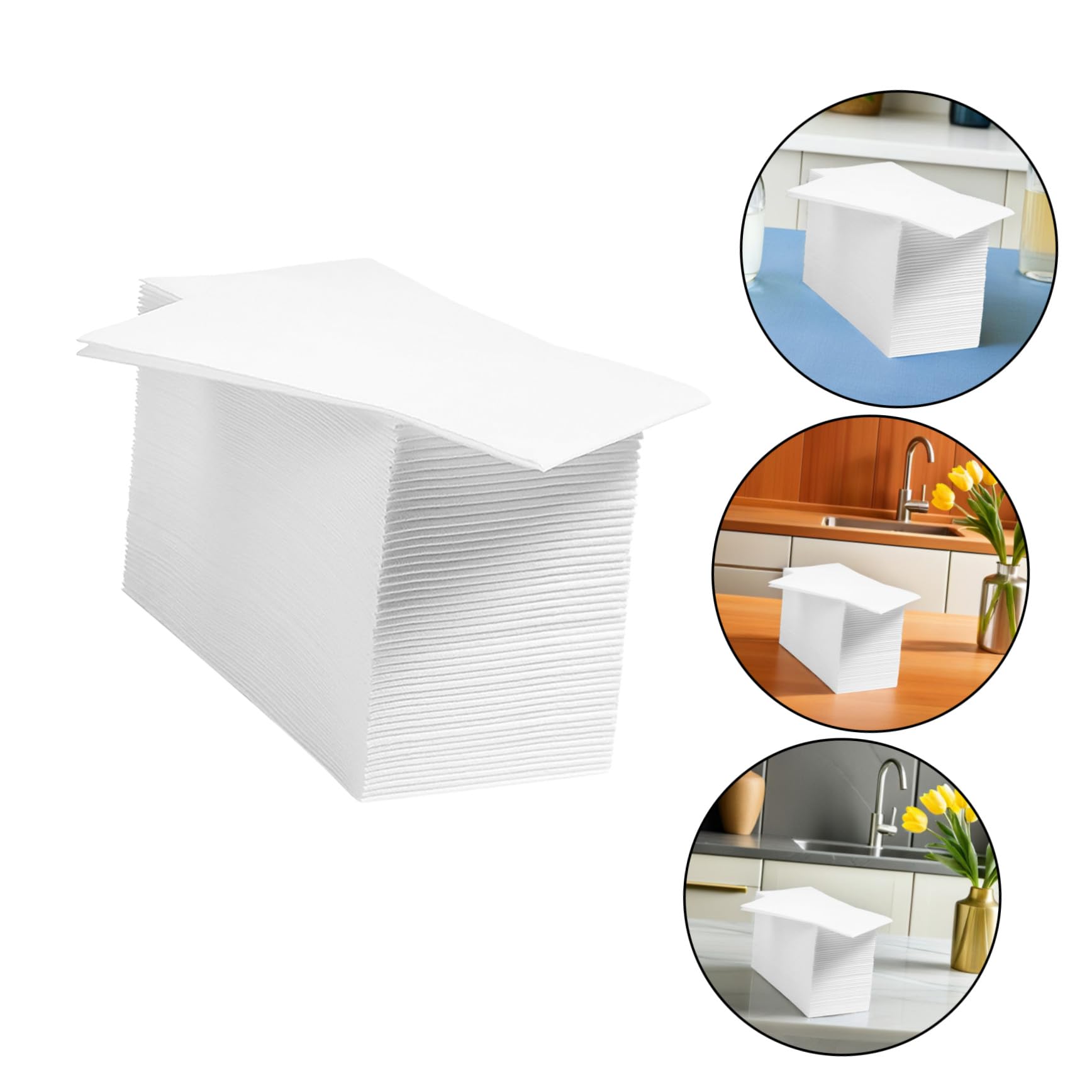 100 Piezas Servilletas Gruesas de Papel Unidades para Bodas y Fiestas en Color para Banquetes y Celebraciones