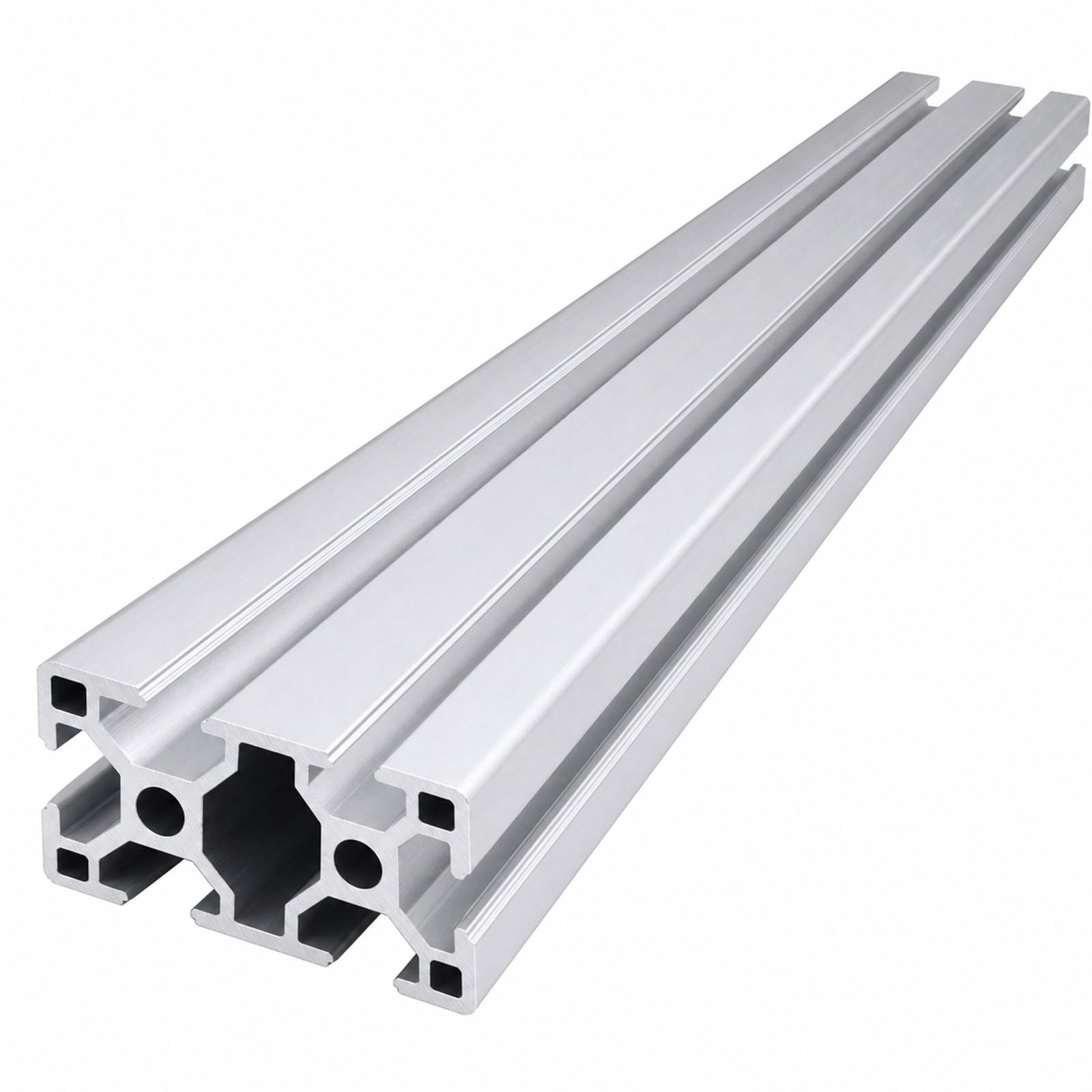 Perfil De Montaje Aluminio Ranura,Perfil Aluminio Anodizado,Perfiles De ExtrusióN De Aluminio,Resistencia A La OxidacióN,Adecuado para Impresoras 3D,Soportes Y Muebles