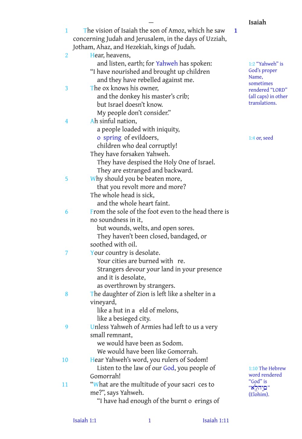 World English Bible, Prophets, Byle Edition (World English Bible, Byle Edition)