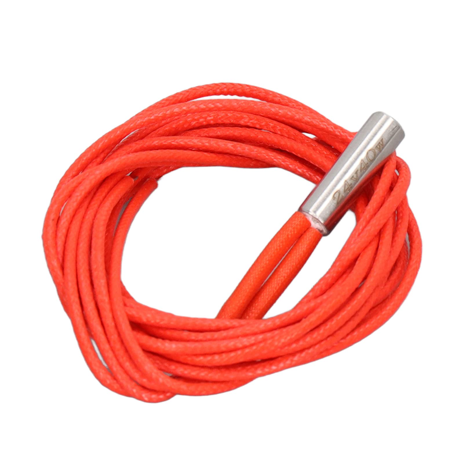 Calentador de cartucho de cerámica de 6 uds, cables de termistor con varillas de calentamiento de terminales, accesorios de extremo caliente para impresora 3D, 24V 40W