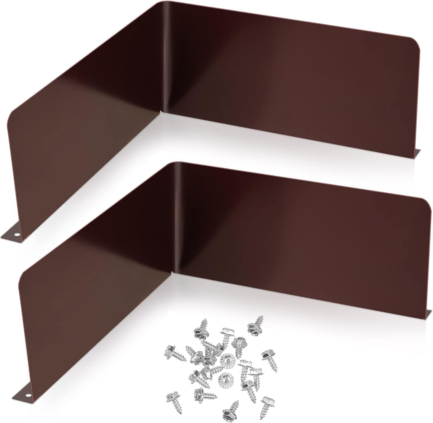 2 Pcs Gutter Valley Splash Guards Downspout Diverter Roof Rain Diverter Roofing Gutter Guards