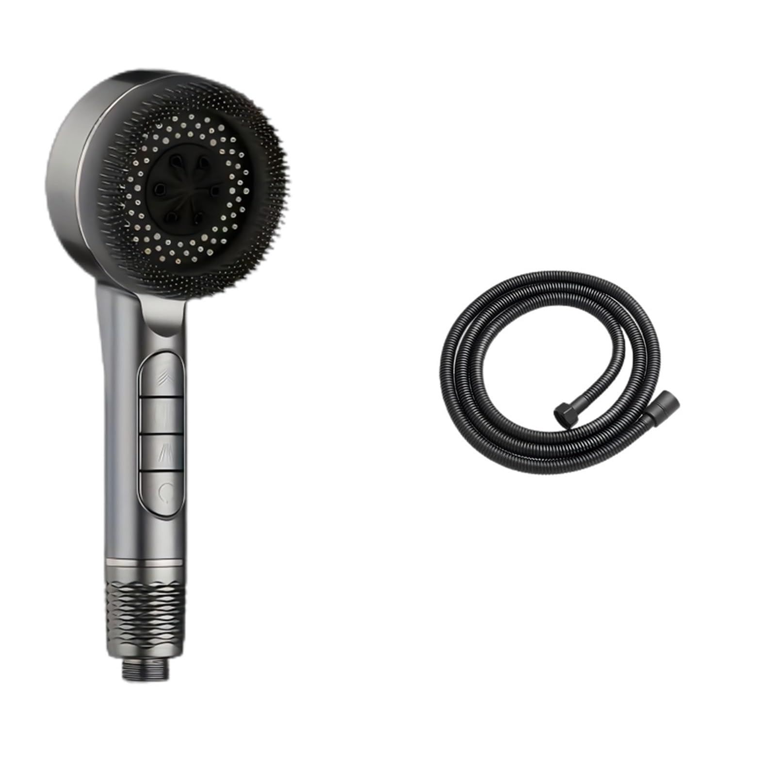 Pommeau de douche haute pression anti calcaire pour stopper la peau sèche avec filtre gris