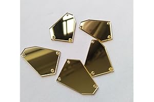 Gold Sew On Acrylic Mirror Set