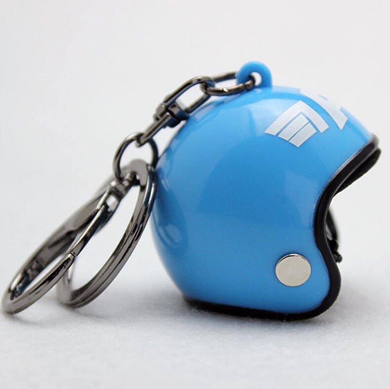 1 Pc Mini Pocket Motorcycle Helmets Keychain Keyring Keyfob Safety Helmet Key Chain Ring Fob Tag Holder Finder Necklace Wonderful Popular Cute Wristlet Utility Keychains Tool Teen Girls Gift, Type-12