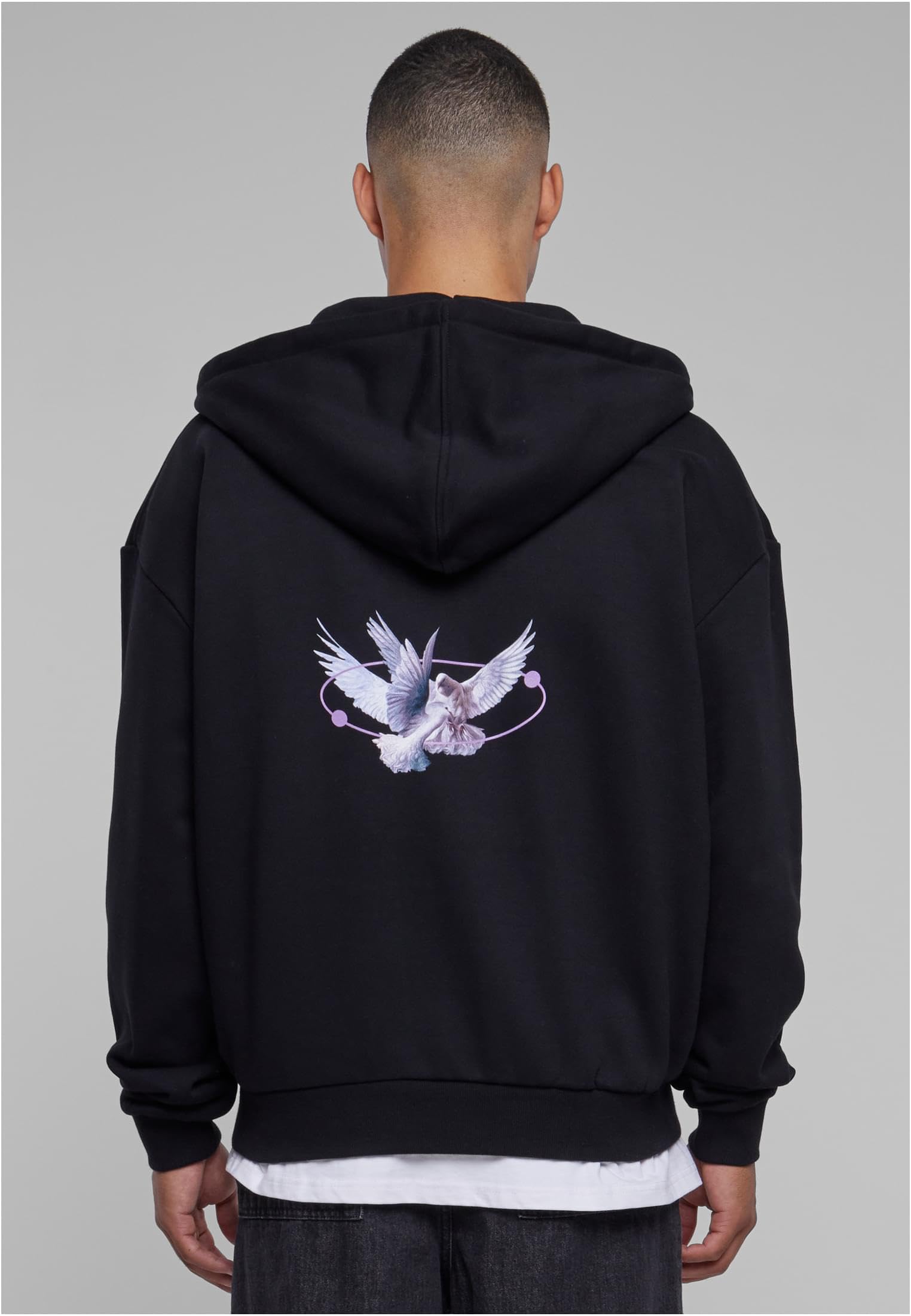 Mister tee Mt2477-vive La Liberte Heavy Oversize Zip Hoody Sudadera con Capucha Hombre