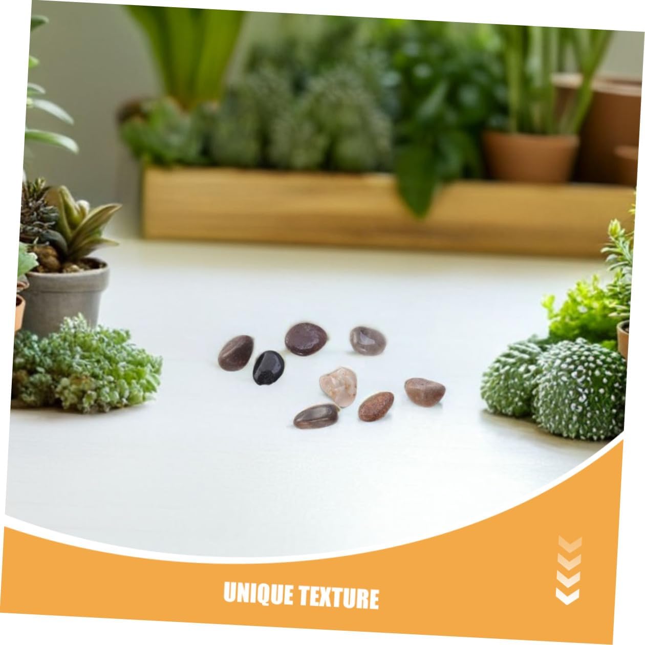 BESPORTBLE Natural Polished Rainforest River Rocks Landscaping Decor Stones for Aquariums Fish Tanks Succulents Garden Pathways Reusable Garden Pebbles Enhancing Water Quality and Aesthetics