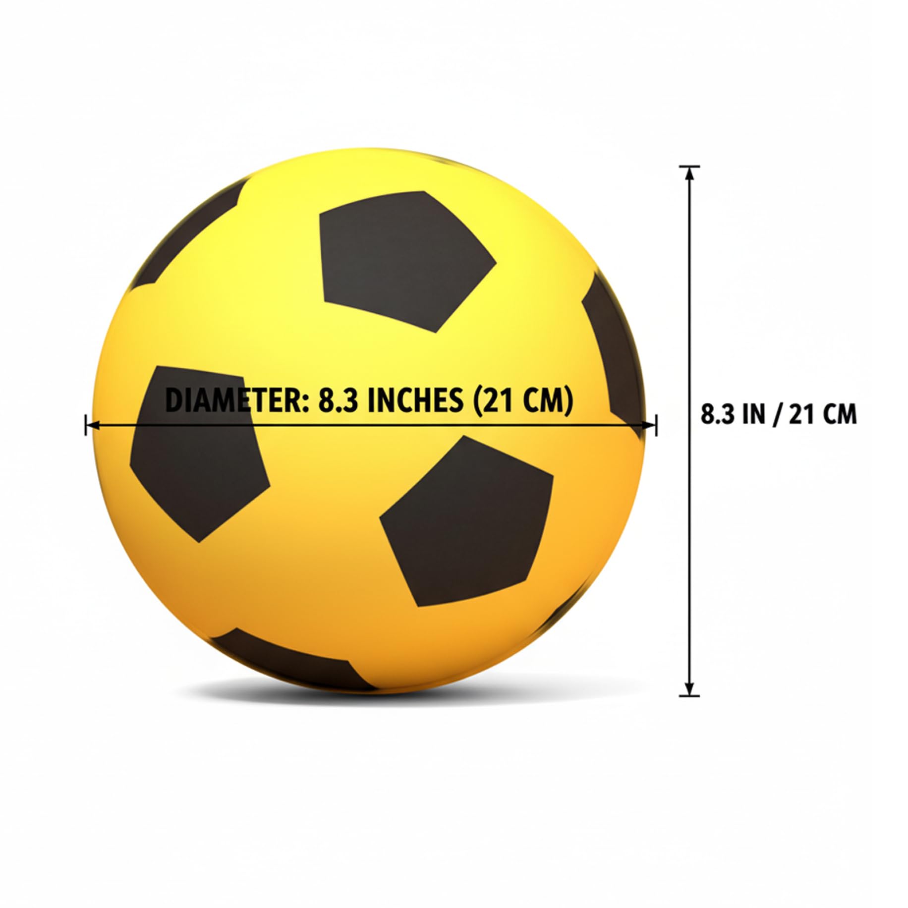 Pallone da Calcio Silenzioso per Gioco Indoor - Pallone da Calcio Silenzioso Misura 5 con Morbida Schiuma PE, Design per Allenamento a casa, Pratica di Dribbling e Gioco Sicuro per i