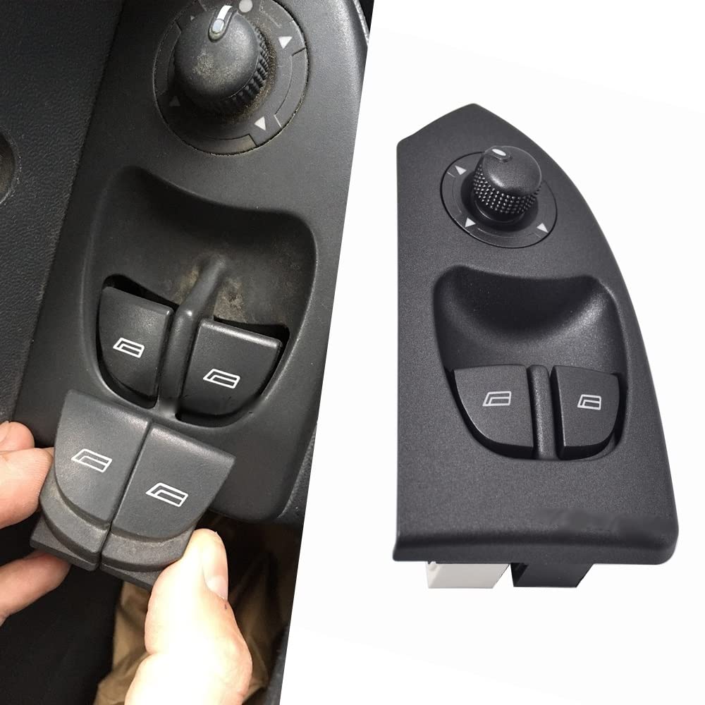 Elevalunas para Citroen para Jumper para Et para FL 2002-2006 735315619 6554T3 654.T3 Elevalunas Eléctrico Control Maestro Interruptor Pasajeros Ducato Interruptores Botón