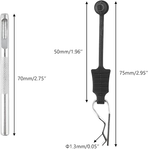 Miniatura 3 de GDOOL Clips de cuerpo de coches RC con lengüetas para universal 18 110 112 114 camiones de control remoto y 1 pieza perforadora de agujeros para RC