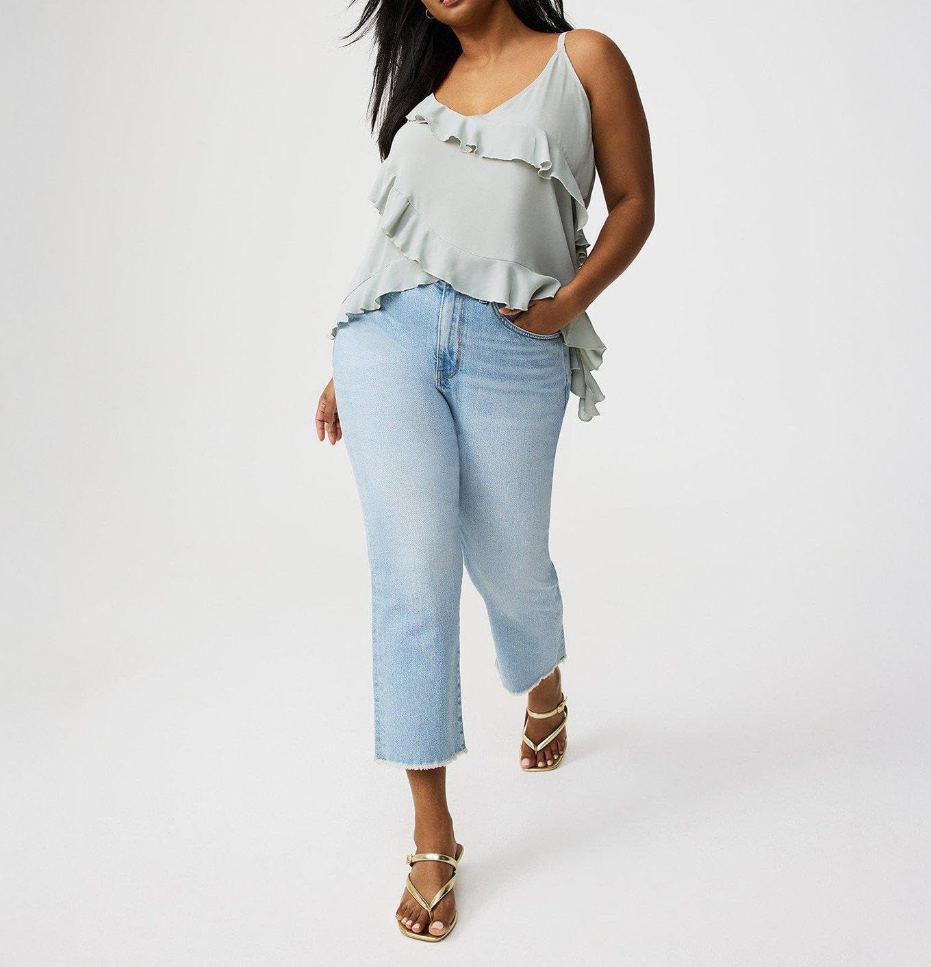 Torrid Women's Plus Size Georgette Ruffle Cami - Image 2