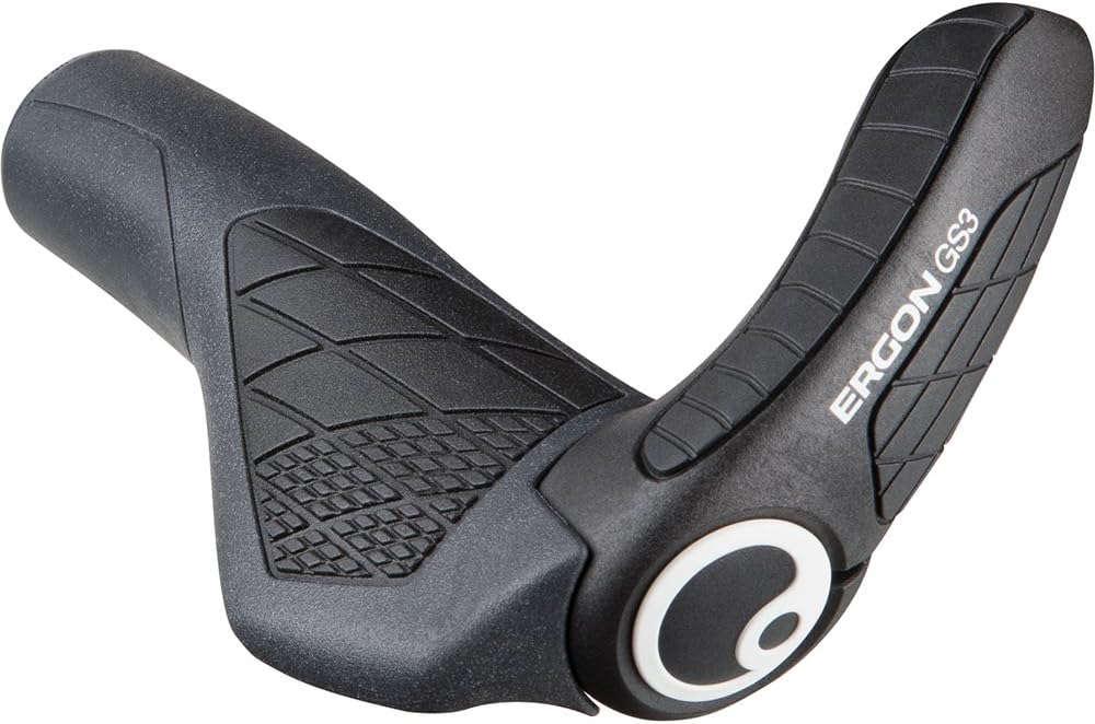 Ergon GS3-S Grips: Small, Black/Gray