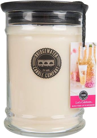 Bridgewater Candle 18oz Large Soy Wax Blend Fragranced Jar Candle-Lets Celebrate
