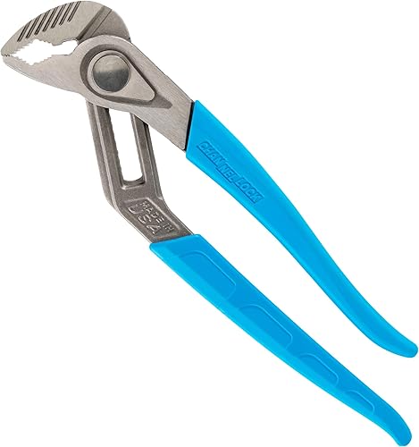 Channellock Alicates V-JAW SPEEDGRIP de 442 x 12 pulgadas, acero forjado de alto carbono, ajuste de botón, fabricado en los Estados Unidos