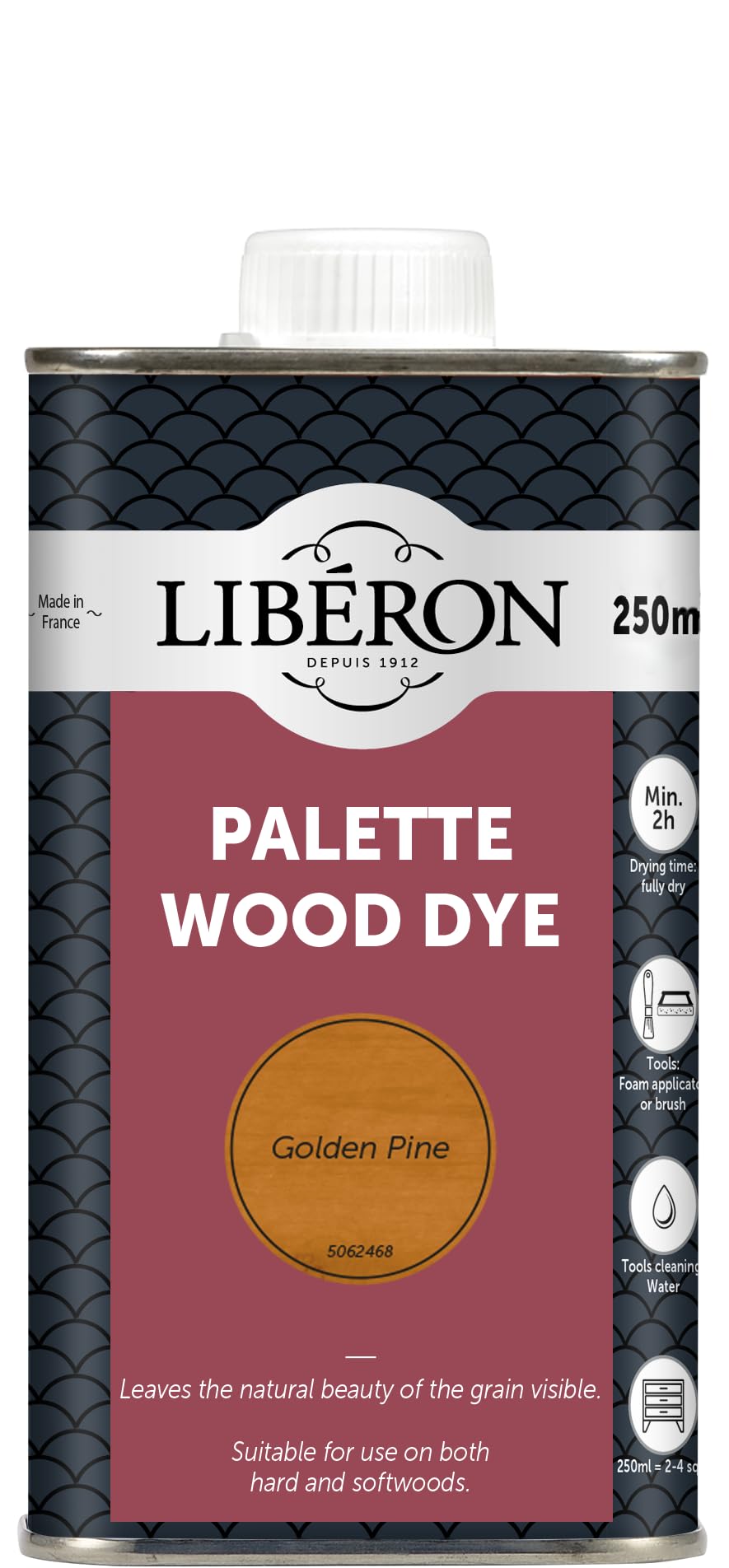 Liberon Palette Wood Dye Golden Pine 250ml