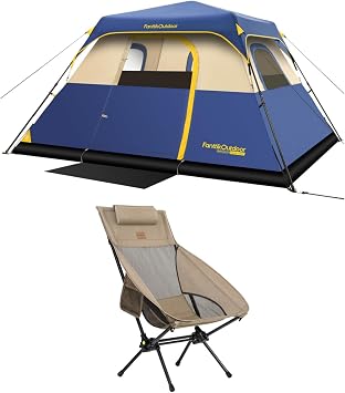 FanttikOutdoor Zeta L8 Max Camping Chair & Zeta C6 Pro Camping Tent