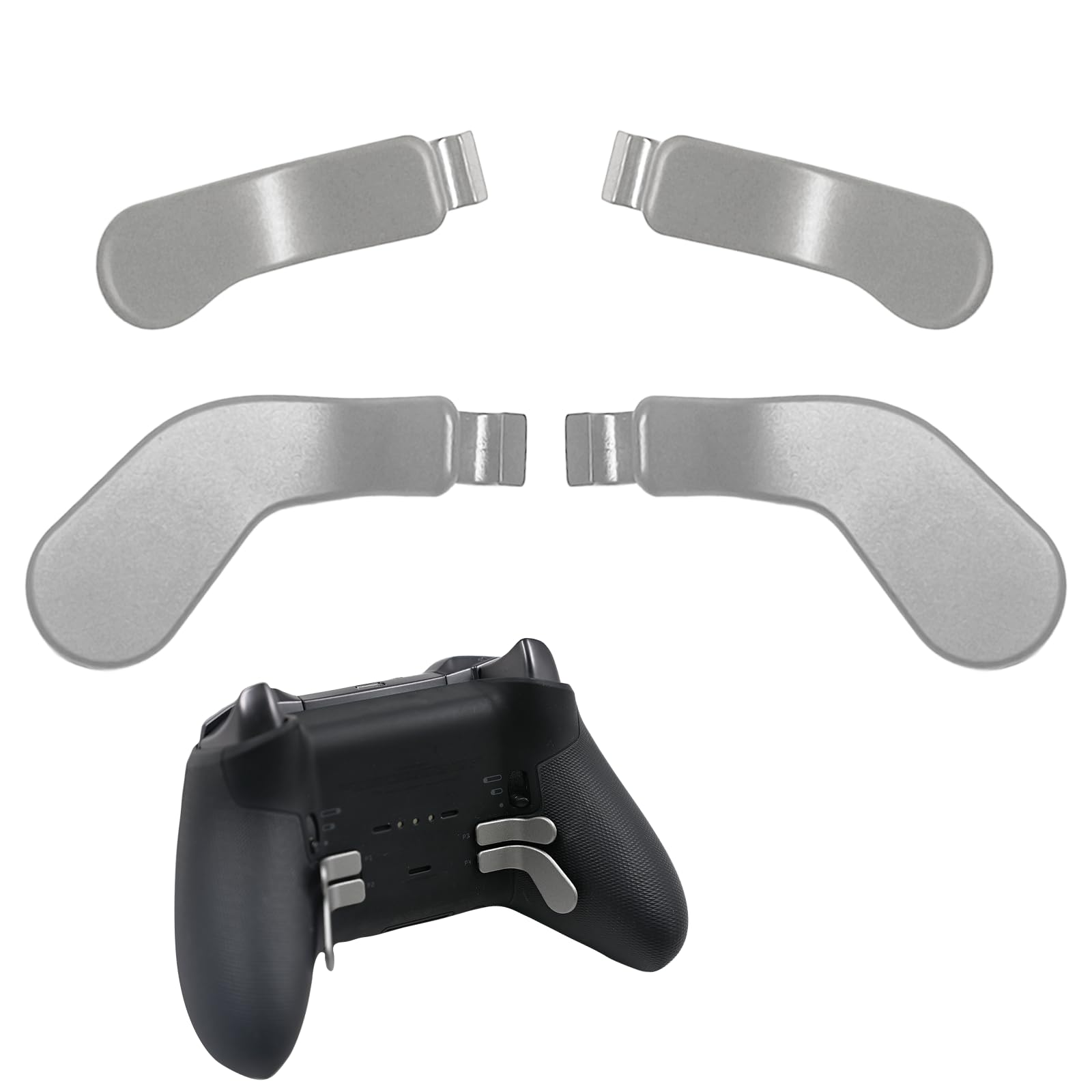 4 Pack Elite Controller Paddles for Xbox One Elite Series 2 Controller Elite Series 2 Core Controller Metal