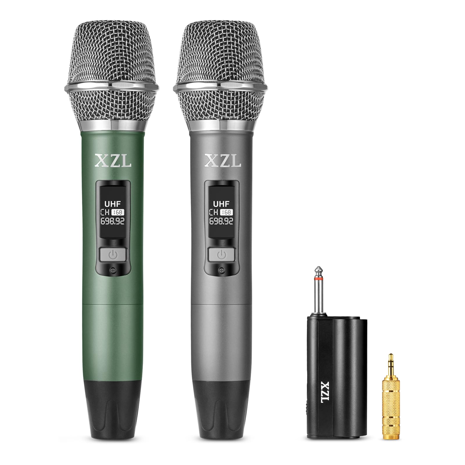 Amazon.com: XZL UHF Wireless Microphone, Rechargeable Metal