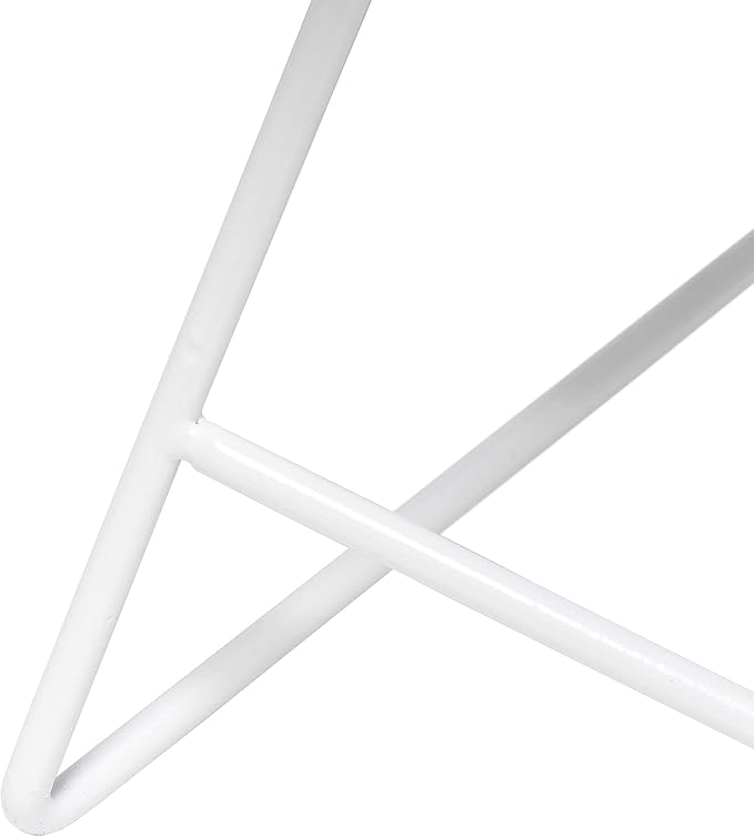 Simple Designs LT2066-WOW Lámpara de Mesa Metal Blanca con Pantalla de Tela (Pack de 12) miniatura 5