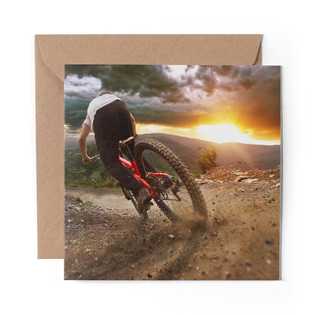 Mountain Bike Ramp Stunt Funny Birthday Card - View #9
