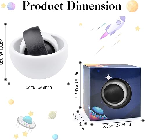 Miniatura 2 de Juguete para ansiedad para adultos, juguetes de giroscopio, ideas de regalo, regalos para niños, niñas, adolescentes, niños, TDAH, autismo, alivio