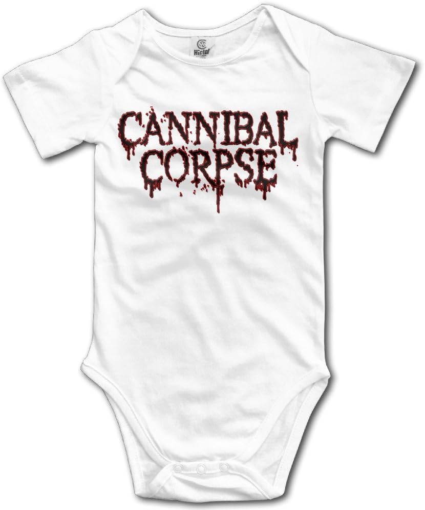 Cute Baby Onesies Tomb of The Mutilated Cannibal Corpse Death Metal Logo Variety Bodysuits