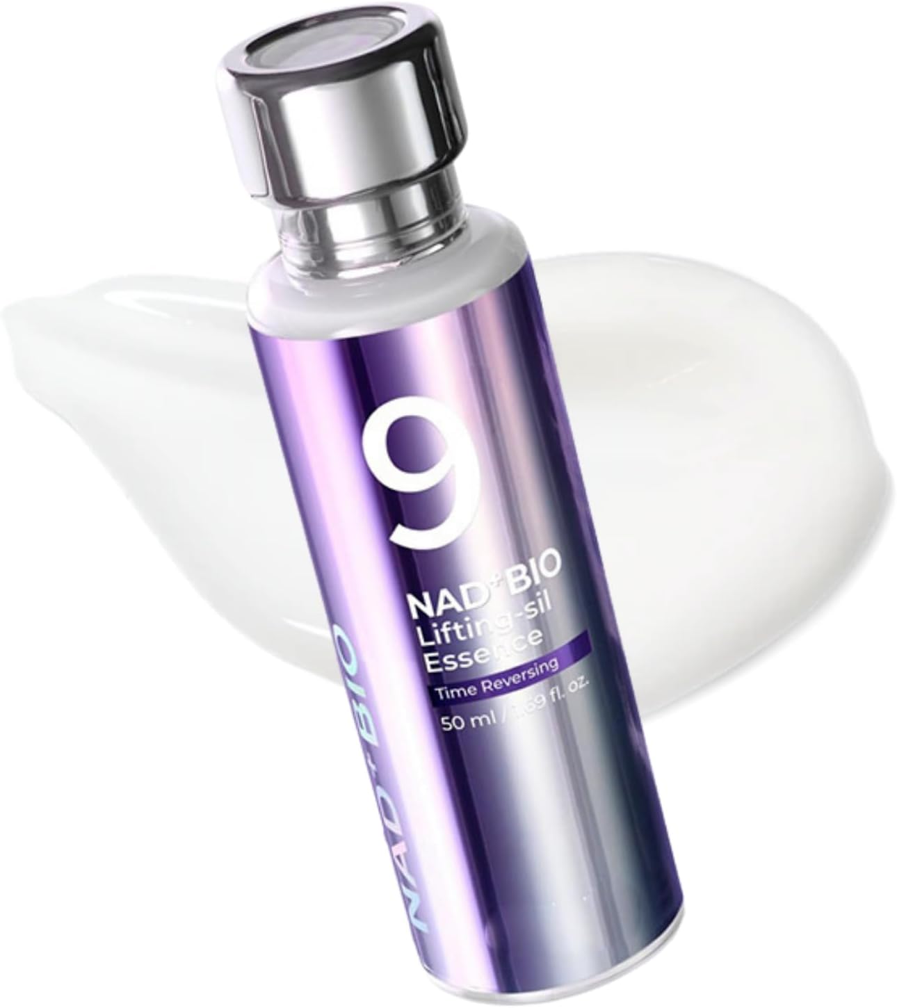 No.9 Essence – NAD + BIO Peptide Firming Face Serum, Collagen Boosting Anti-Aging Serum for Wrinkles & Fine Lines, Hydrating & Revitalising Skin Booster for Youthful Glow, Serum for Aging, Dull Skin