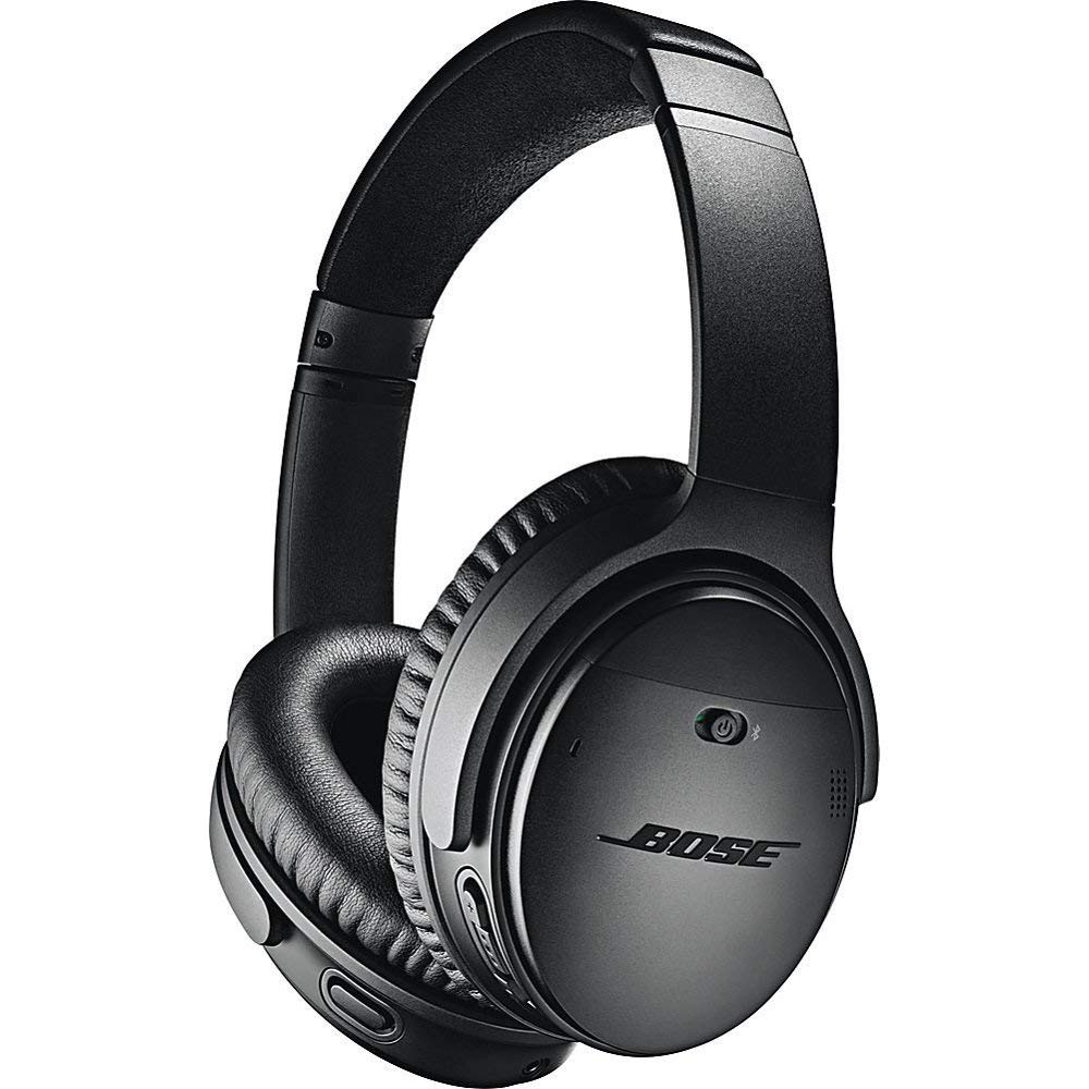 Bose QuietComfort 35 II Wireless Bluetooth Headphones, Noise-Cancelling,  with Alexa Voice Control - Black