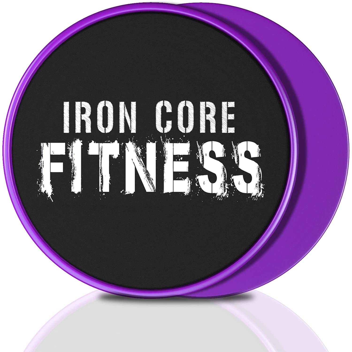 Iron Core FitnessWorkout Exercise Sliders Core Purple Large