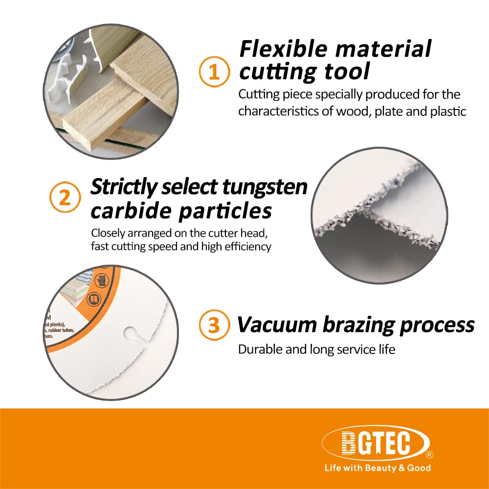Snapklik.com : Carbide Wood Cutting Disc,10pcs 3 Inch/75MM Vacuum ...