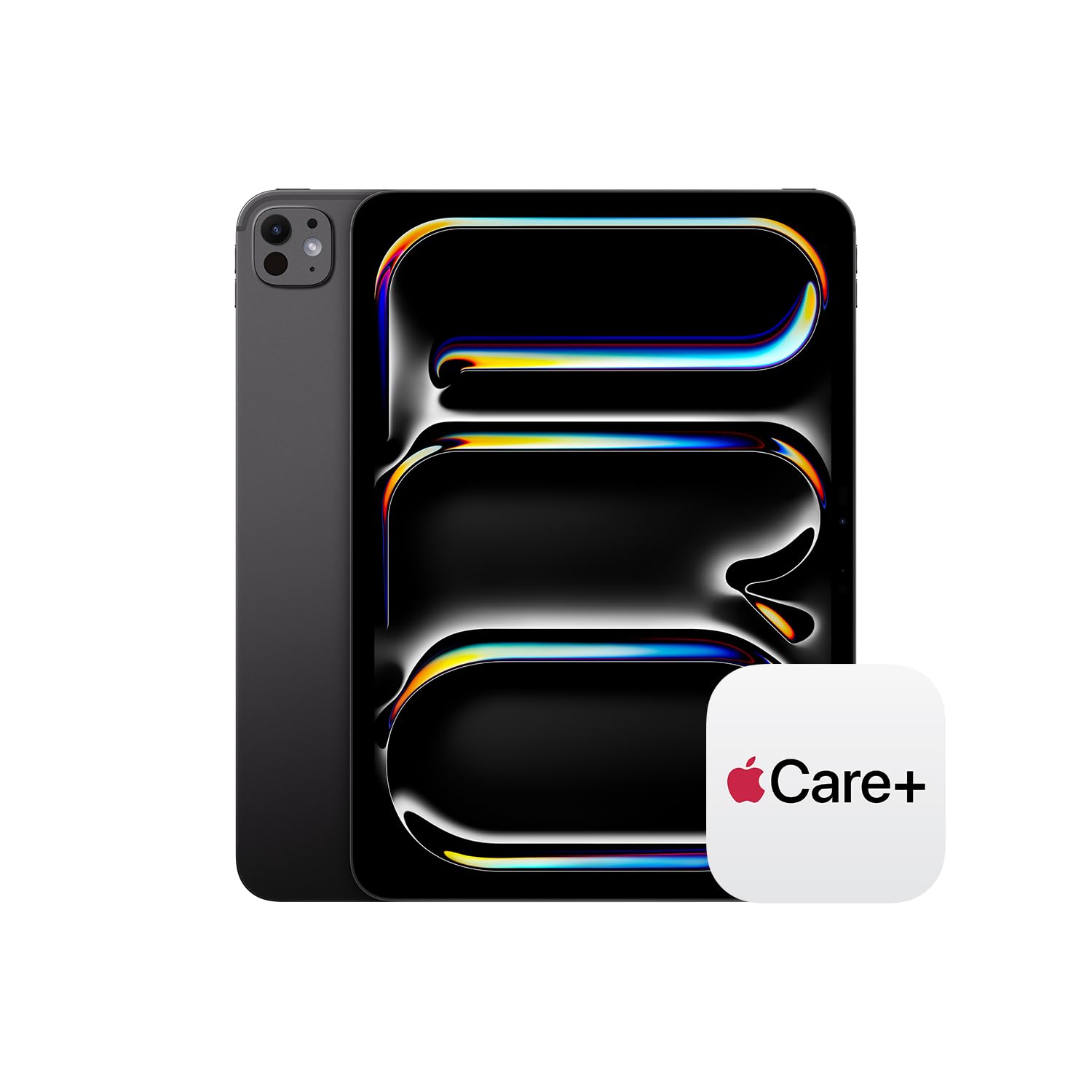 Apple iPad Pro 11-inch (M4):, 1TB, Landscape 12MP Front Camera/12MP Back Camera, LiDAR scanner, Wi-Fi 6E, Nano-texture glass - Space Black with AppleCare+ (2 Years)