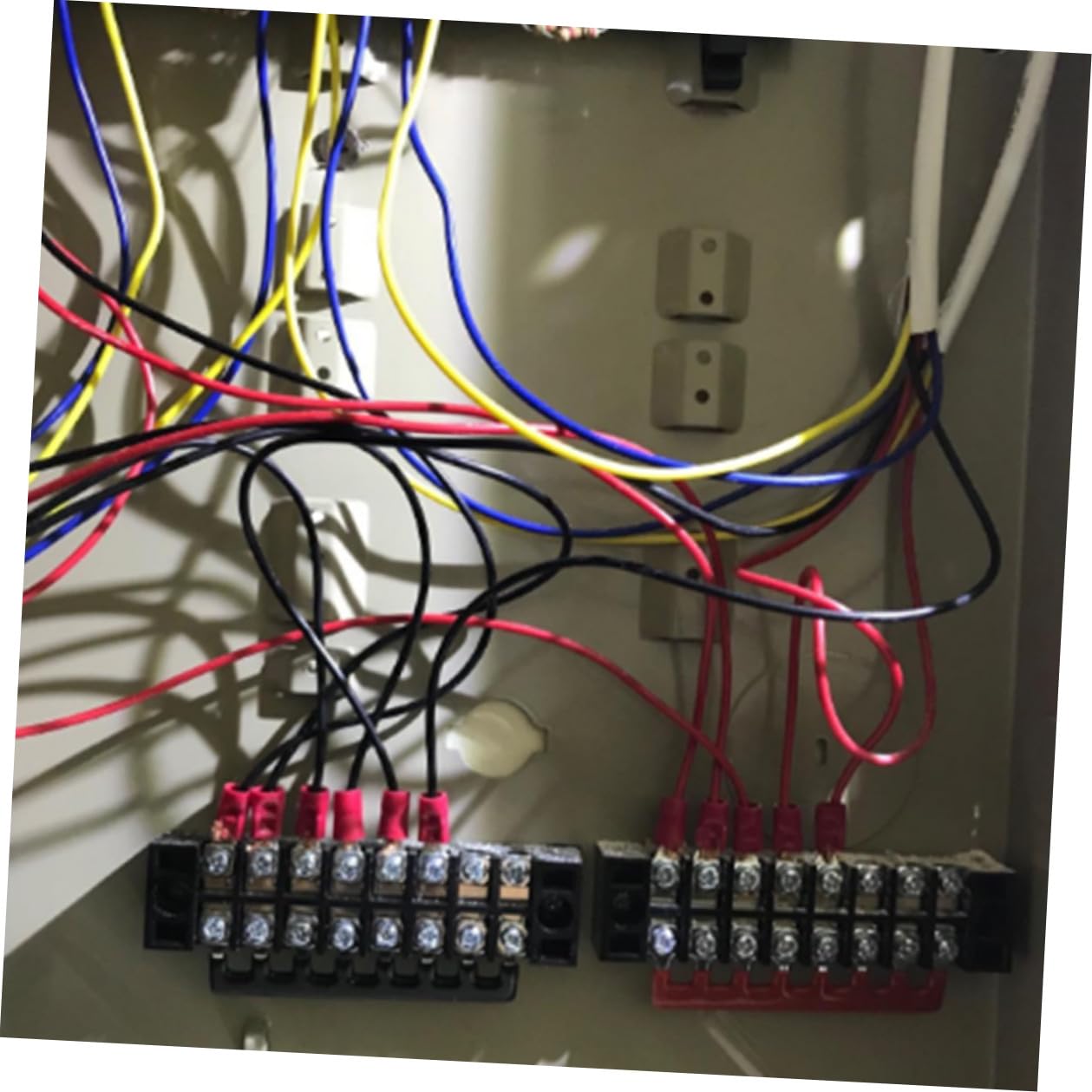 5 Sätze Polige Schraubklemmenleiste Dual Row Terminal Block mit Isolationsbarriere und Robuster Schraube Schwarz Elektrische Anschlussleiste für Sichere Stromverbindungen