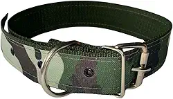 Coleira para Cachorros Grandes Camuflada Militar