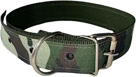 Coleira para Cachorros Grandes Camuflada Militar