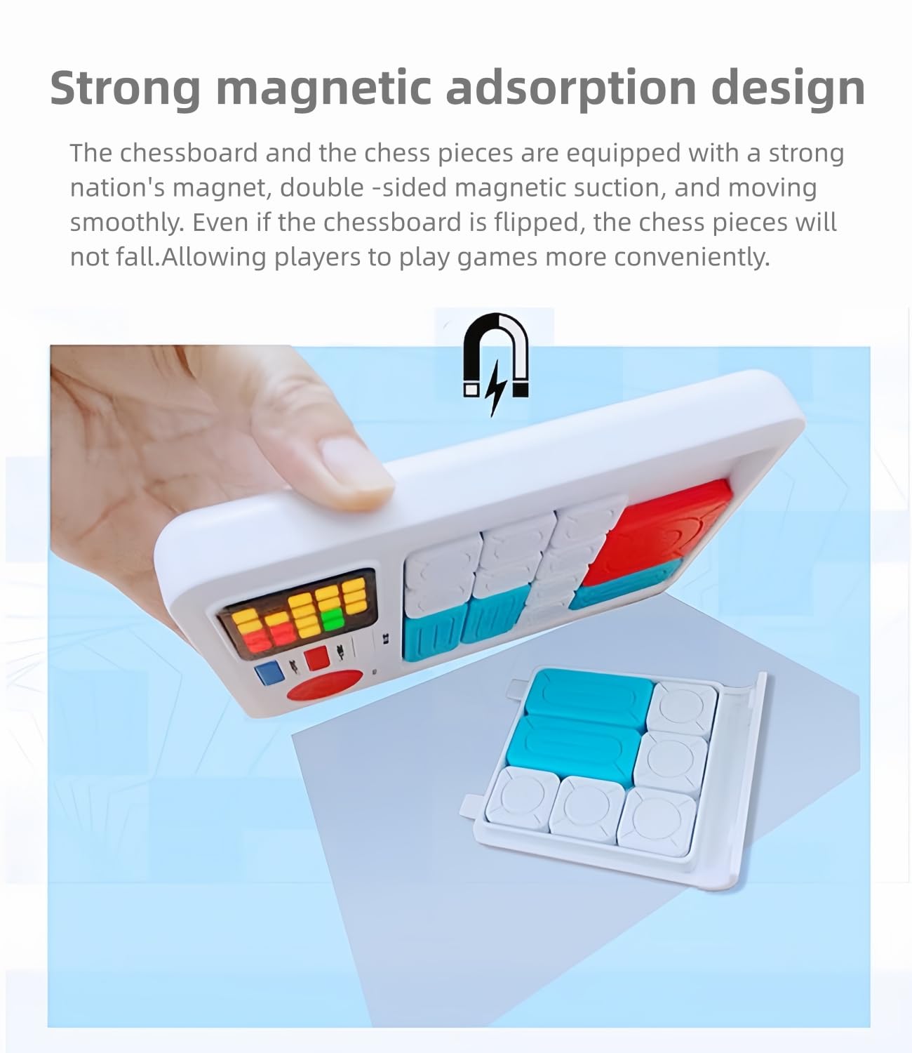 CZT Diapositiva Klotski Macchina puzzle a blocchi 532 livelli di gioco Allenamento del cervello Pensiero logico Gioco di fuga Labirinto di giocattoli per bambini Adatto per interni/esterni/viaggi