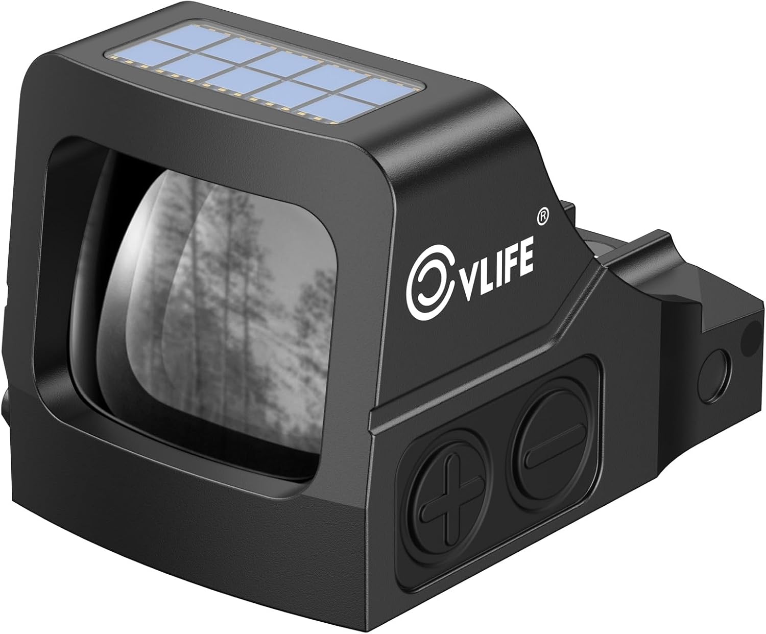 CVLIFE WildHawk X Z04 Solar Green Dot for RMSC, Multi-Reticle 2MOA & 40MOA Circle Pistol Sight, 3500G Shockproof Motion Awake Handgun Green Dot, Multi-Coating lens, with Adapter for RMR/MOS/Picatinny.