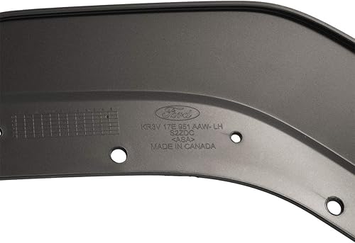 Miniatura 3 de Blue Oval Industries Par de mimbres divisores traseros para Ford Mustang o Shelby GT500 2015-2022, acabado de polipropileno texturizado negro (PP)