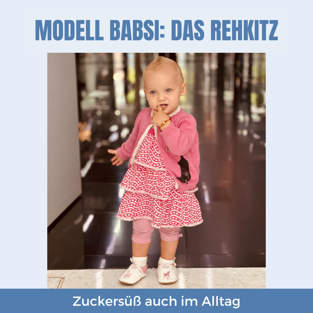 Baby Krabbelschuhe aus weichem Leder, Trachten Lederpuschen für Mädchen und Jungen passend zu Dirndl und Lederhose, Zwillingsset, 0–24 Monate