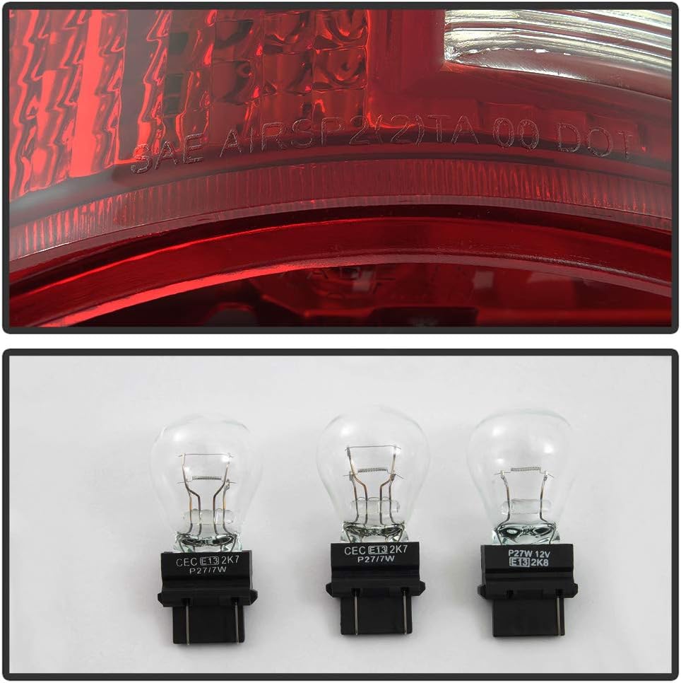 ACANII - For 1988-1998 Chevy/GMC C10 C/K 1500 2500 3500 Silverado Yukon Suburban Tahoe Tail Lights Lamps w/Circuit Board