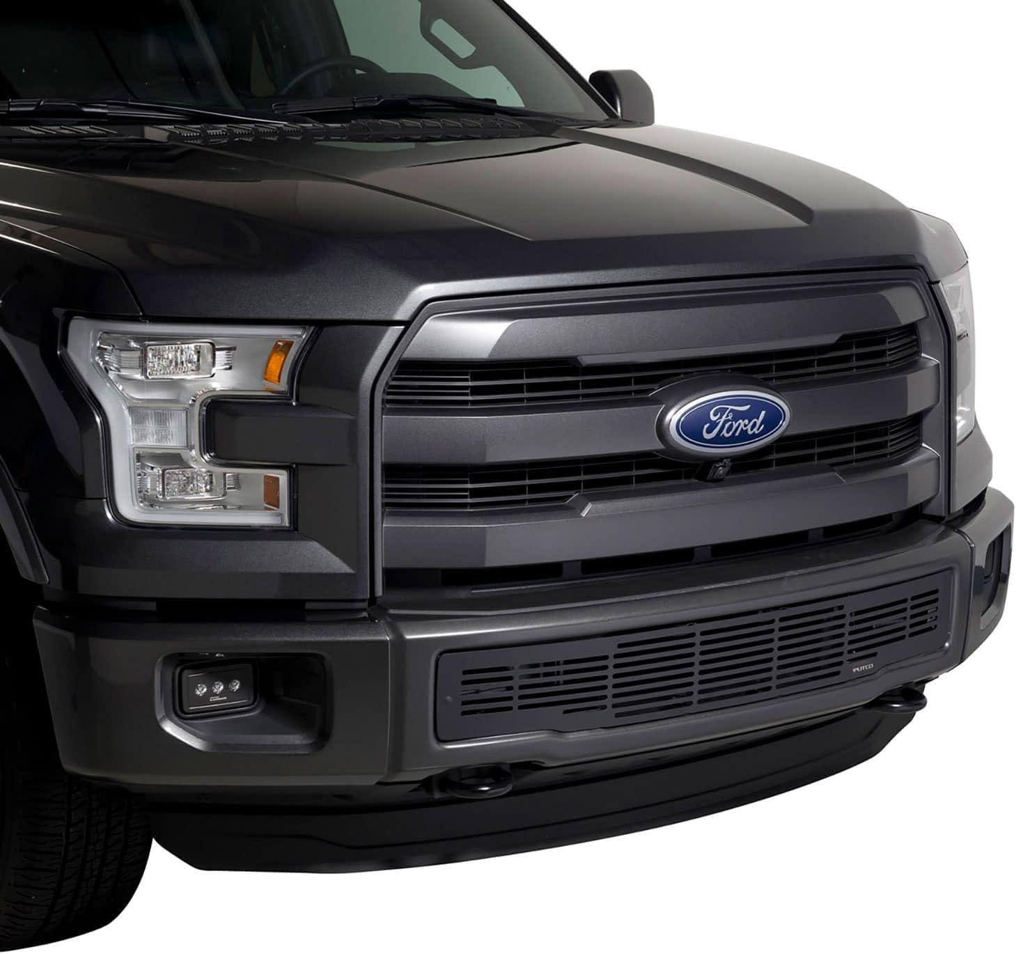 Putco 87164 2019-2022 Ford Ranger w/adaptive cruise - Hex Style - Black