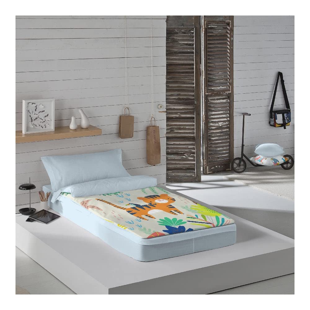 NATURALS Saco nórdico sin Relleno Tiger Cama 90 cm
