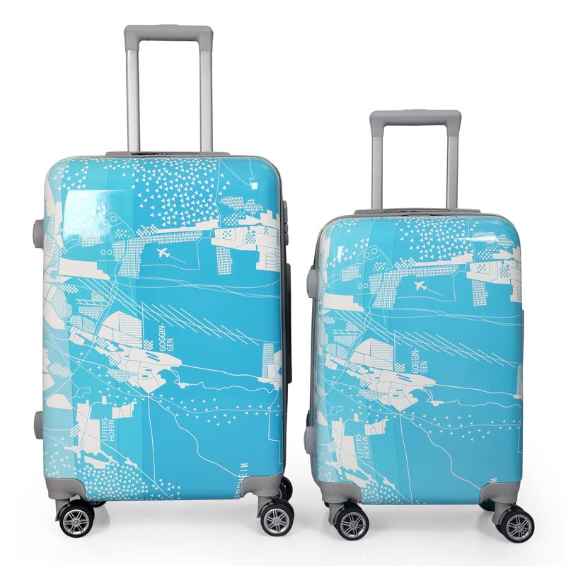 Image of Polo Class 2Pc Set Trolley Bag (24 /28 inch)-Blue