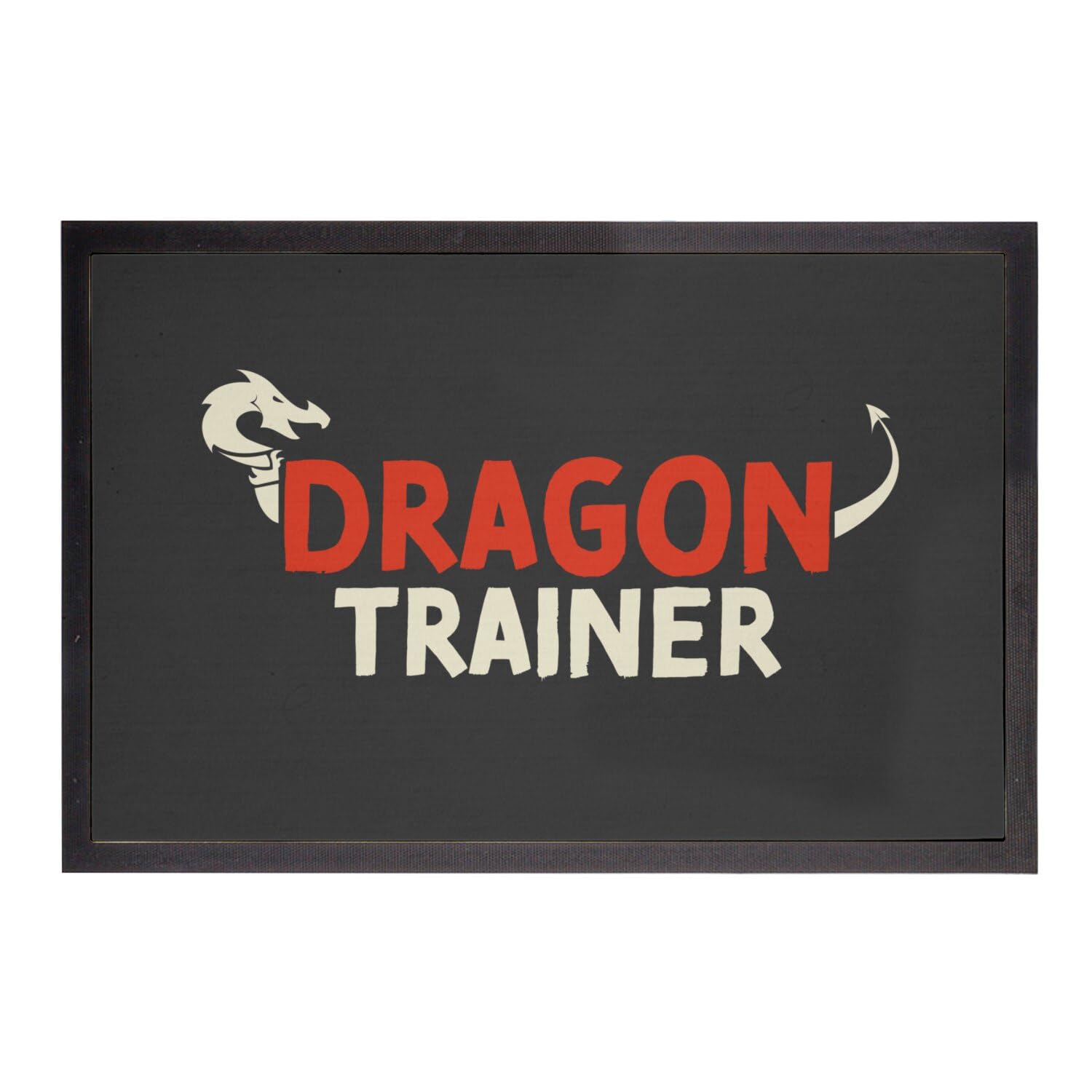 Paillasson Dragon Trainer 75x50cm noir pour nourrir les rêves de votre enfant