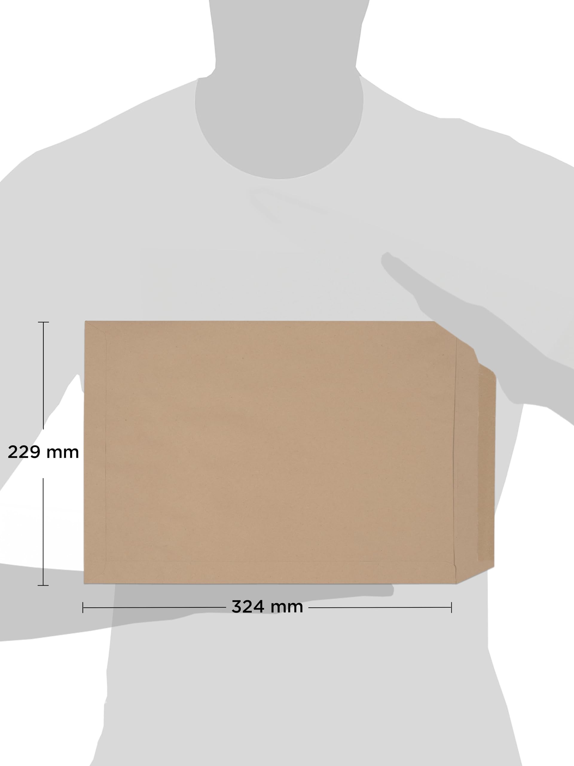 Blake Everyday | sobres C4 (32.4 x 22.9cm) | 250 unidades | 80 g/m² | sobres kraft con goma | papelería | para oficinas y manualidades | modelo 1380