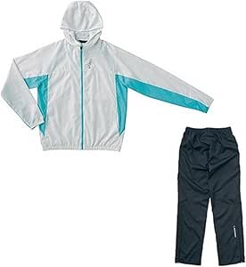 asics(アシックス) アシックス ランニングウインド上下セット Oサイズ [XX200N：XX250N] （10：アイスグレー）（91：スチール）