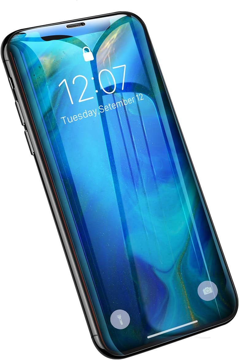 AINOPE [2-Pack][Installation Frame] Screen Protector for iPhone X/Xs, Full Coverage 9H Hardness Tempered Glass Screen Protector for iPhone X/Xs [Sensitive Touch][Bubble Free][Face ID Protection]