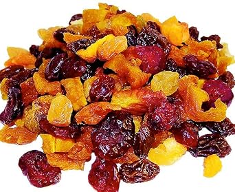 Traina Foods Organic Bakers Fruit Medley - 5 lb Case | Sun-Dried Blend of Apricots, Peaches, Nectarines, Raisins, Pears, Cranberries